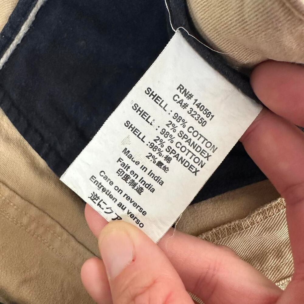 Roark Revival Men’s Cotton Twill Chino Shorts Classic Muted Tone Khaki Shorts 32 - Picture 8 of 8